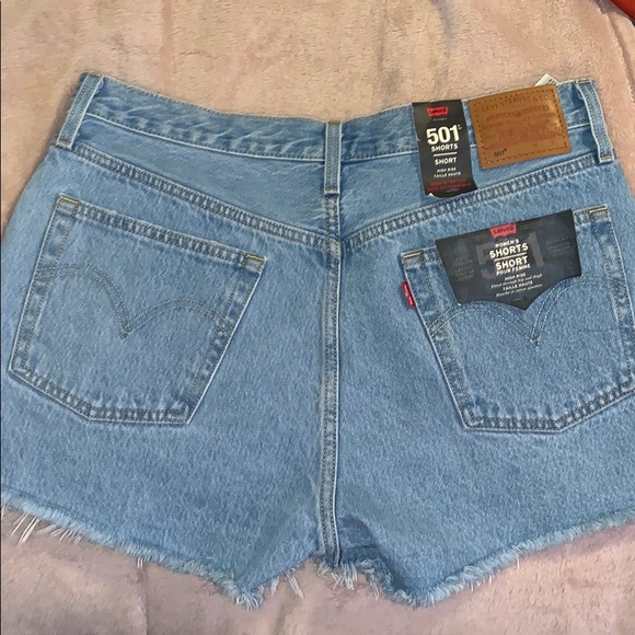 Levi’s Jean Shorts (High Rise, non-stretch) - Picture 2 of 2